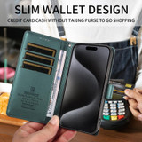 For iPhone 18 Pro Max Case | Pearlescent RFID Blocking Wallet Cover, Green