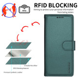 For iPhone 18 Pro Max Case | Pearlescent RFID Blocking Wallet Cover, Green