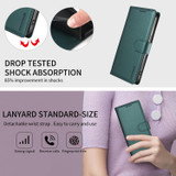 For iPhone 18 Pro Max Case | Pearlescent RFID Blocking Wallet Cover, Green