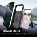 iPhone 18 Pro Compatible with Magsafe Shockproof Case Rose Gold | iCoverLover
