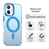 For iPhone 18 Case | Candy MagSafe Compatible Clear Cover, Blue