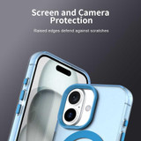 For iPhone 18 Case | Candy MagSafe Compatible Clear Cover, Blue