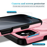 For iPhone 18 Case | MagSafe Compatible Sliding Camera Shield Kickstand Cover, Pink