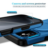 For iPhone 18 Case | MagSafe Compatible Sliding Camera Shield Kickstand Cover, Blue