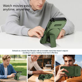 For iPhone 18 Pro Max Case | MagSafe Compatible Sliding Camera Shield Kickstand Cover, Green