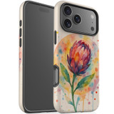 For Apple iPhone 18 Pro Max Case, MagSafe Compatible Protective Cover, Watercolour Flower | iCoverLover Australia