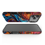 For Apple iPhone 18 Pro Case, MagSafe Compatible Protective Cover, Swirling Paint | iCoverLover Australia