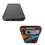 For Apple iPhone 18 Pro Case, MagSafe Compatible Protective Cover, Swirling Paint | iCoverLover Australia