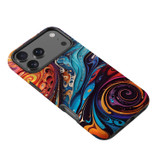 For Apple iPhone 18 Pro Case, MagSafe Compatible Protective Cover, Swirling Paint | iCoverLover Australia