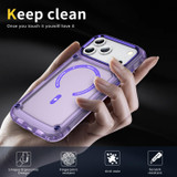 For iPhone 18 Pro Max MagSafe Compatible Case - Protective, Shockproof Cover & Camera Lens Protection, Clear Purple | iCoverLover Australia