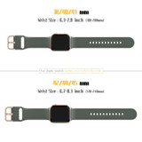 Olive Silicone Strap for Apple Watch Series 12 46-mm | iCoverLover