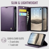 For iPhone Duo Case - CaseMe RFID Wallet - Purple