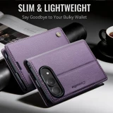 For iPhone Duo Case - CaseMe RFID Wallet - Purple