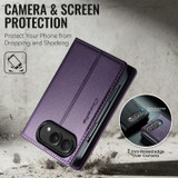 For iPhone Duo Case - CaseMe RFID Wallet - Purple
