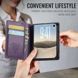 For iPhone Duo Case - CaseMe RFID Wallet - Purple
