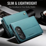 For iPhone Duo Case - CaseMe RFID Wallet - Green