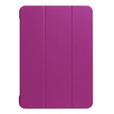 Purple Karst Textured 3-fold Leather iPad 2017 9.7-inch Case | Leather iPad 2017 Cases | iPad 2017 Covers | iCoverLover
