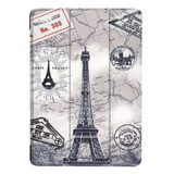 Eiffel Tower Postcard 3-fold Leather iPad 2017 9.7-inch Case | Leather iPad 2017 Cases | iPad 2017 Covers | iCoverLover