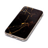 Black Marble iPhone XS & X Back Case | Protective iPhone XS & X Covers | Protective iPhone XS & X Cases | iCoverLover