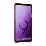 Samsung Galaxy S9 PLUS Case Red Crocodile Texture Genuine Leather Back Shell with Enhanced Grip and Shock-resistant | Genuine Leather Samsung Galaxy S9 Plus Cases | Genuine Leather Samsung Galaxy S9 Plus Covers | iCoverLover