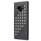 Samsung Galaxy Note 9 Case Black Modish Leather Back Shell Cover | Leather Samsung Galaxy Note 9 Covers | Leather Samsung Galaxy Note 9 Cases | iCoverLover