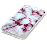 iPhone XS & X Case Red Marble Pattern Soft TPU Shockproof Back Shell Cover | Protective Apple iPhone XS & X Covers | Protective Apple iPhone XS & X Cases | iCoverLover