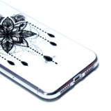 iPhone XR Case Black Flower Chime Varnish Painting Clear Soft TPU Back Cover | Protective Apple iPhone XR Covers | Protective Apple iPhone XR Cases | iCoverLover