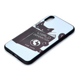 iPhone XR Case Black Cat Painted Soft TPU Protective Back Shell Cover | Protective Apple iPhone XR Covers | Protective Apple iPhone XR Cases | iCoverLover