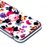 iPhone XR Case Flowers Varnish Painting Clear Soft TPU Back Cover | Protective Apple iPhone XR Covers | Protective Apple iPhone XR Cases | iCoverLover
