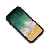 iPhone XS Max Case Navy Blue Brushed Texture TPU and PC Protective Back Case with 1 Card Slot | Armor Apple iPhone XS Max Cases | Armor Apple iPhone XS Max Covers | iCoverLover