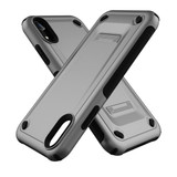 iPhone XR Case Silver Slim TPU and PC Double Layer Shockproof Protective Cover with Enhanced Grip and Anti-Scratch| Armor Apple iPhone XR Cases | Armor Apple iPhone XR Covers | iCoverLover