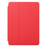 iPad Pro 11 Inch (2018) Case Red Solid Color PU Leather Folio Cover With Three Fold Stand & Wake/Sleep Function | Leather iPad Pro 11 Inch (2018) Cases | iPad Pro 11 Inch Covers | iCoverLover