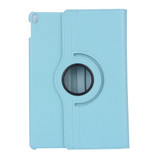 iPad Pro 11 Inch (2018) Case Baby Blue Lychee Texture PU Leather Folio Cover With 360 Degrees Rotation Holder | Leather iPad Pro 11 Inch (2018) Cases | iPad Pro 11 Inch Covers | iCoverLover
