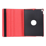 iPad Pro 11 Inch (2018) Case Red Lychee Texture PU Leather Folio Cover With 360 Degrees Rotation Holder | Leather iPad Pro 11 Inch (2018) Cases | iPad Pro 11 Inch Covers | iCoverLover