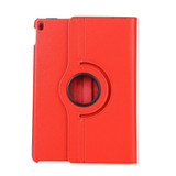 iPad Air 3 (2019) Case Red Lychee Texture 360 Degree Spin PU Leather Folio Case with Precise Cutouts, Built-in Stand | Free Shipping Across Australia