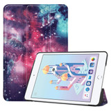 iPad mini 5 2019 Case Galactic Nebula Pattern Karst Texture PU Leather Folio Cover with Sleep/Wake Function, 3-fold Stand | Free Delivery Across Australia