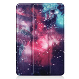 iPad mini 5 2019 Case Galactic Nebula Pattern Karst Texture PU Leather Folio Cover with Sleep/Wake Function, 3-fold Stand | Free Delivery Across Australia