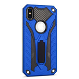 iPhone XS & X Case, Armour Strong Shockproof Cover with Kickstand, Blue | Armor iPhone XS & X Cases | Armor iPhone XS & X Covers | iCoverLover