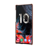 Coffee Elegant Genuine Leather Samsung Galaxy Note 10 Case | Samsung Galaxy Note 10 Genuine Leather Covers | Samsung Galaxy Note 10 Leather Cases | iCoverLover