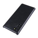 Black Elegant Genuine Leather Samsung Galaxy Note 10 Case | Samsung Galaxy Note 10 Genuine Leather Covers | Samsung Galaxy Note 10 Leather Cases | iCoverLover