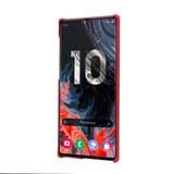 Red Elegant Genuine Leather Samsung Galaxy Note 10 Case | Samsung Galaxy Note 10 Genuine Leather Covers | Samsung Galaxy Note 10 Leather Cases | iCoverLover