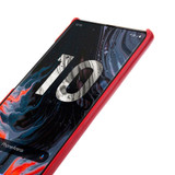 Red Elegant Genuine Leather Samsung Galaxy Note 10 Case | Samsung Galaxy Note 10 Genuine Leather Covers | Samsung Galaxy Note 10 Leather Cases | iCoverLover