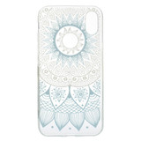 Blue Mandala Clear iPhone XS & X Case | Protective iPhone XS & X Cases | Protective iPhone XS & X Covers | iCoverLover