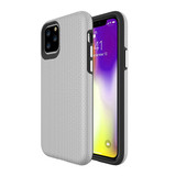 iPhone 11 Pro Case Silver Armour Back Shell Cover | iCoverLover