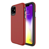 iPhone 11 Case Red Armour Back Shell Cover | iCoverLover