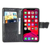 For iPhone 11 Pro Max Case, Butterfly Embossed PU Leather Wallet Folio Cover, Kickstand | iCoverLover.com.au