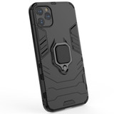 Panther PC + TPU Shockproof Protective Case , Magnetic Ring Holder for iPhone 11 Pro Max , Black
