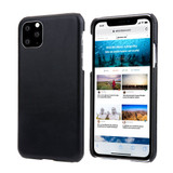 For iPhone 11 Case Elegant Genuine Leather Back Shell Protective Cover | iCoverLover.com.au