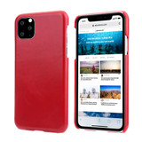 iPhone 11 Pro Max Case Red Elegant Genuine Leather Back Shell Cover | iPhone 11 Pro Max Genuine Leather Covers | iPhone 11 Pro Max Leather Cases | iCoverLover