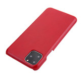 iPhone 11 Pro Max Case Red Elegant Genuine Leather Back Shell Cover | iPhone 11 Pro Max Genuine Leather Covers | iPhone 11 Pro Max Leather Cases | iCoverLover